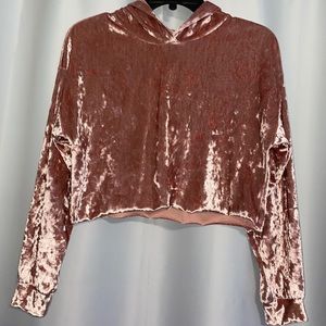 Velvet cropped Sweater
